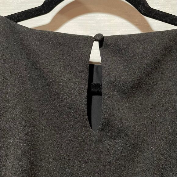 XS Abercrombie Ruched Black Mini Dress - Picture 8 of 13